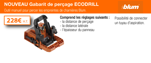 Slider gabarit de perçage BLUM