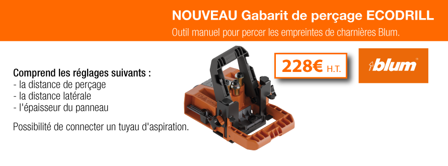 Slider gabarit de perçage BLUM