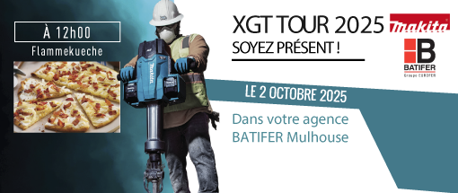 Slider Makita XGT TOUR 2025