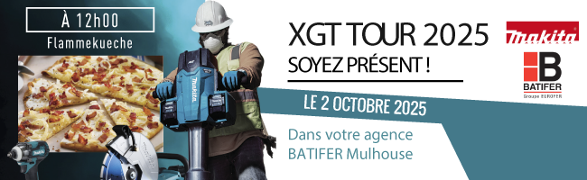 Slider Makita XGT TOUR 2025