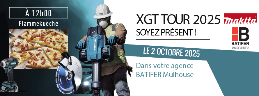 Slider Makita XGT TOUR 2025