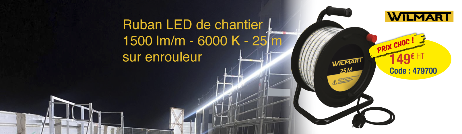 Slider ruban LED WILMART