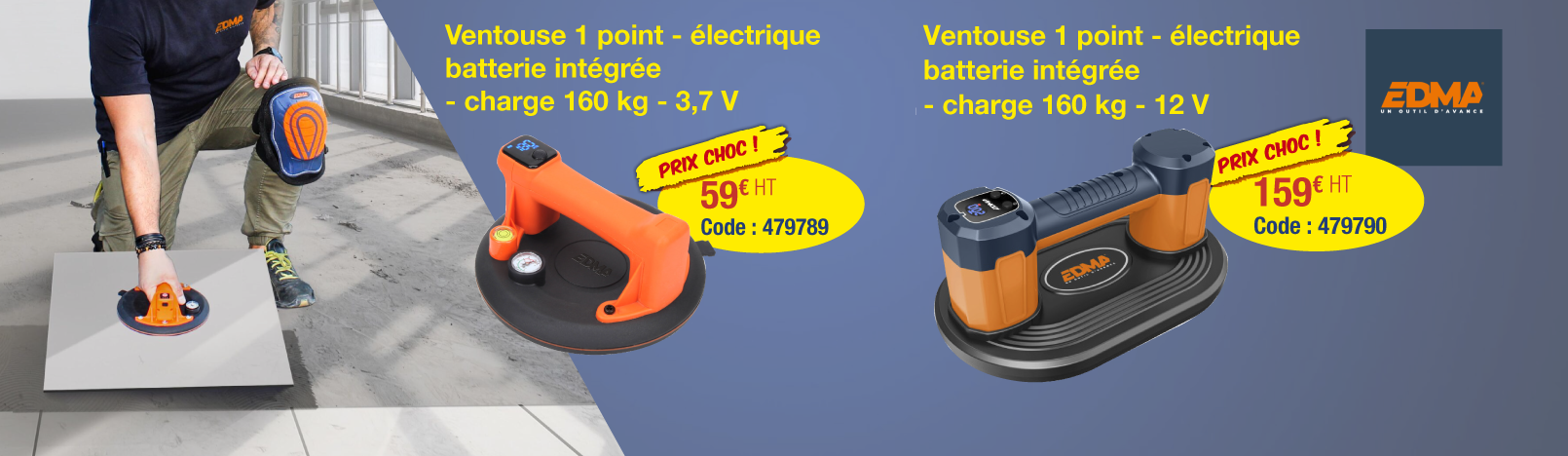 Slider ventouses EDMA 2025