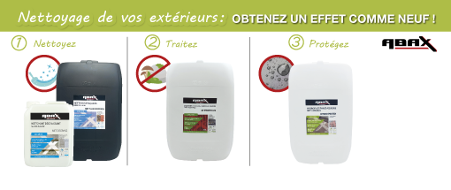 Slider Nettoyants extérieurs ABAX 2026