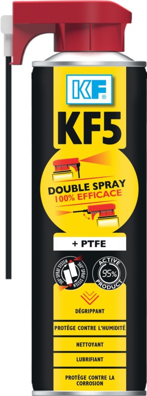 Dégrippant Lubrifiant multifonctions double spray KF5 - BATIFER,  quincaillerie professionnelle, spécialiste du bâtiment et de l'agencement