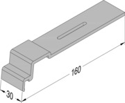 Support d'appui de fenêtre aluminium pour MUR FINI