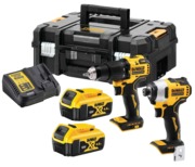 Kit 2 outils XR 18V 4Ah Lion Brushless avec 2 batteries