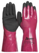 Boite 50 paires de gants de travail jetables NOIR haute résistance aux  produits chimiques taille au choix S, M, L, XL, XXL