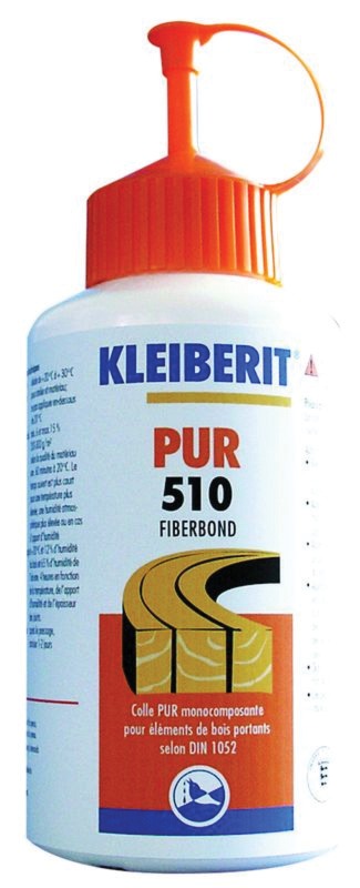 Flacon 500g colle polyuréthane Kleiberit PUR 501-6 Lente - Vente outillage  bois - FTFI