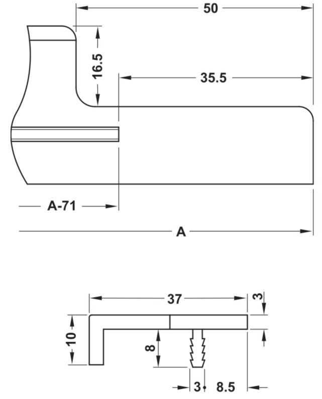 Schéma pour finition argent et inox