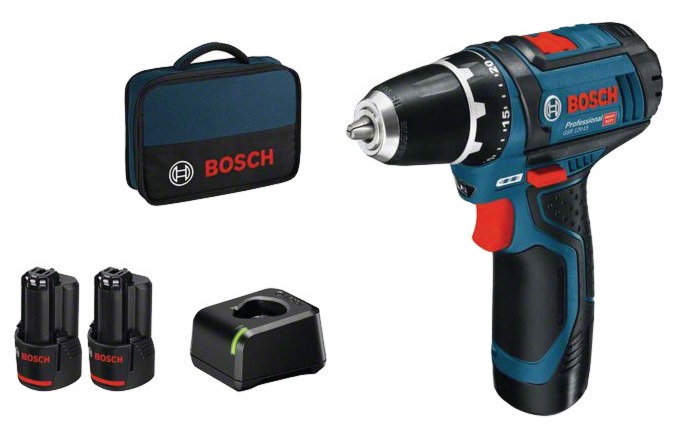 Bosch Professional Perceuse Visseuse Gsr 12v-35 Fc 2xbatteries 3,0