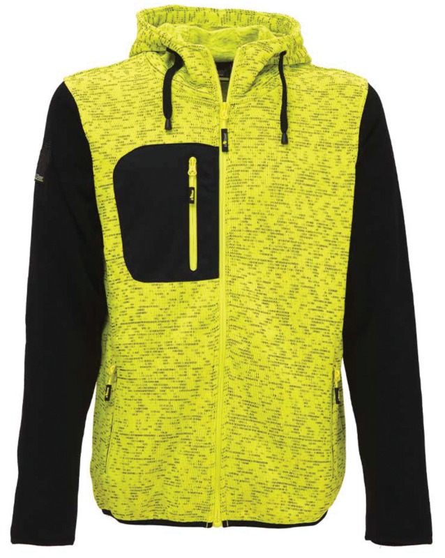 sweat gilet jaune