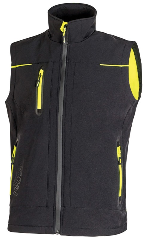 GILET FLUO SOFTSHELL