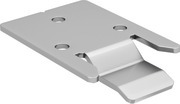 Platine plafond pour rail SAF démontable