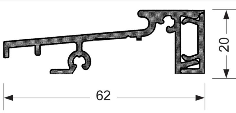 Seuil de porte extra plat adhésif - BATIFER, quincaillerie