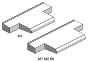 Sachet de plate-formes de fixation pour montage de MENEAUX PVC