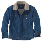 Veste RELAXED DENIM SHERPA-LINED