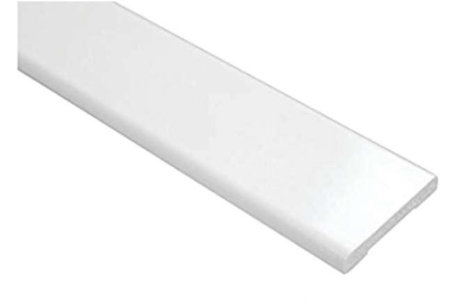 Profilé Plat PVC blanc 40x3mm 2M