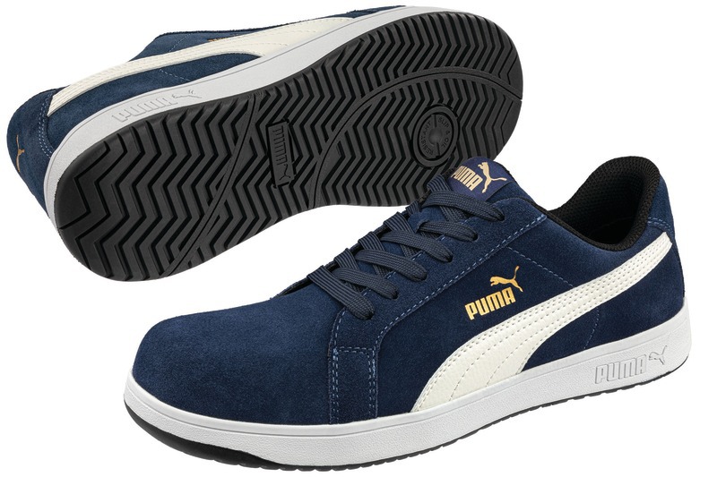 Chaussures de sécurité ICONIC SUEDE NAVY LOW