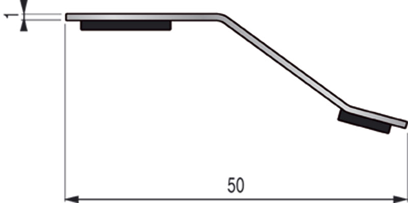 Seuil de porte extra plat adhésif - BATIFER, quincaillerie