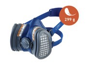 Demi-masque de peinture avec 2 filtres A2P3 RD