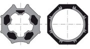 Jeu roue + couronne SOMFY pour tube octo 60 mm