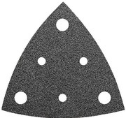 Feuilles abrasives perforées triangulaires