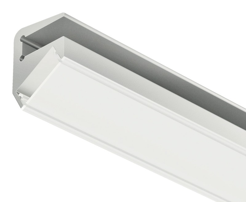 Profil aluminium et diffuseur (à commander séparément)