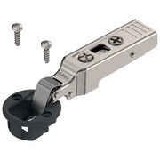 Charnière invisible CLIP top BLUMOTION porte en verre 94°