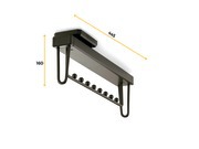 Porte cintres coulissant 12 kg