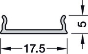 Diffuseur satiné pour profils 5113, 5115 et 5116
