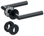 Garniture sur rosaces rondes SLIDEBLOC ULTRA 1106 Noir Satin