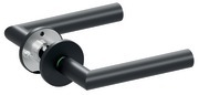 Garniture sur rosaces rondes SMARTBLOC WC 1106 Noir Satin