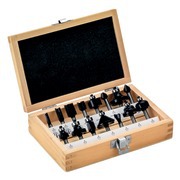 Coffret de 15 fraises pour affleureuse