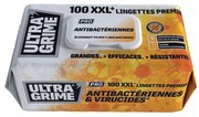 Lingettes nettoyantes ANTIBACTERIENNES Ultra Grime