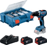 Perceuse-visseuse PRO HEAVY DUTY GSR 18V-65 - 18 V + 2 batterie + chargeur + L-CASE 82 accessoires