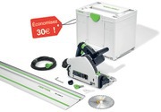 PROMO (Économisez 30 euros !) Scie circulaire plongeante  TS55 FEBQ-Plus-FS - 1200 W + rail de guidage 1400 mm