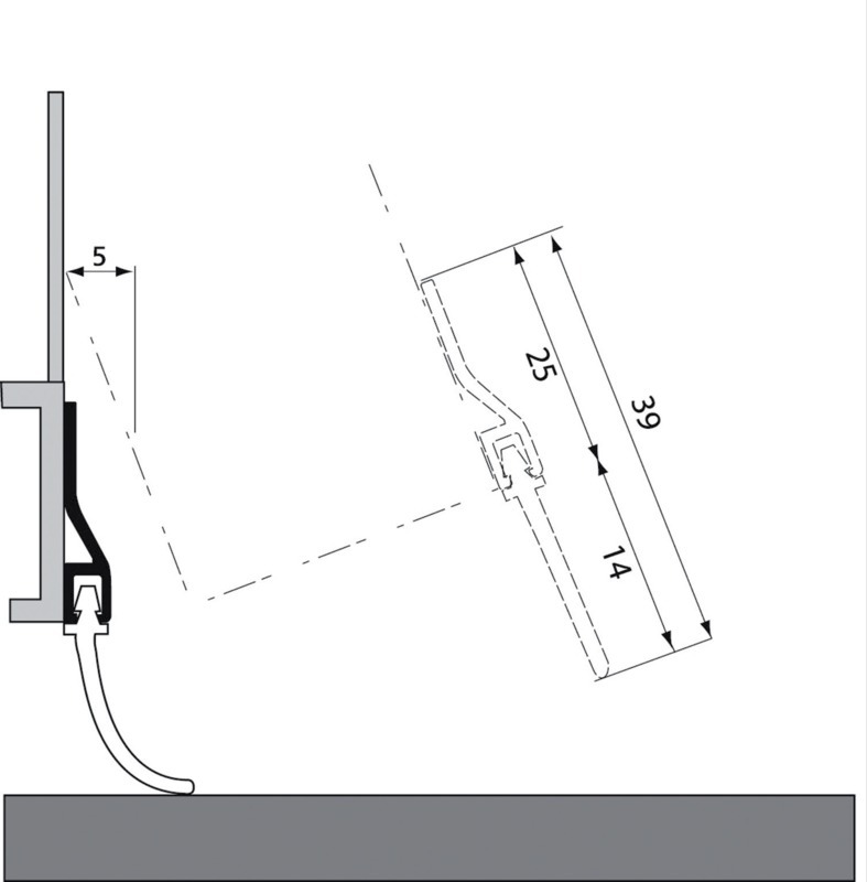 Bas de porte de garage ADS-GL - BATIFER, quincaillerie professionnelle,  spécialiste du bâtiment et de l'agencement