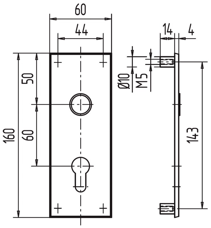 Serrure pour porte basculante à verrouillage horizontal bilatéral -  BATIFER, quincaillerie professionnelle, spécialiste du bâtiment et de  l'agencement