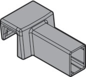 Embout pour tube transversal LÉGRABOX  pure et free.