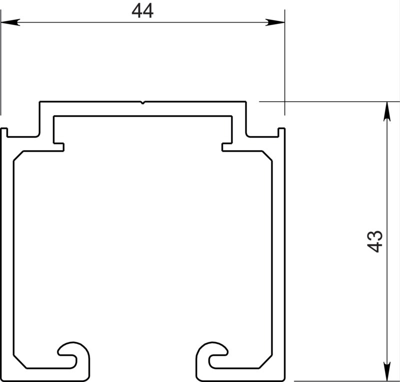 Porte verrière coulissante - guide bas - Quincaillerie Portalet