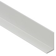 Cornière PVC 100 x 100 x 3 mm crantée 45° - gris 7035 - 1 colis