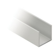 Profil en U 19 mm aluminium