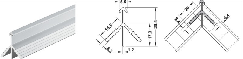 chanfrein 5 mm