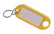 Porte clés couleur avec étiquettes