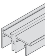 Rail de guidage inférieur Slido Classic 20 MF C