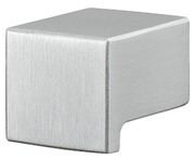 Bouton encoche carrée inox