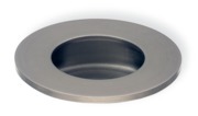 Poignée cuvette ronde inox