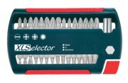 XLSelector 30 embouts Standard 1/4 x 25 mm - Fente / PH / PZ / Torx