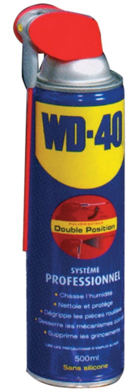 Lubrifiant dégrippant - système pro WD40